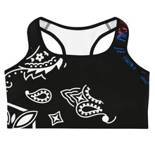 将图片加载到图库查看器,MMENT Bandana Black Sports bra