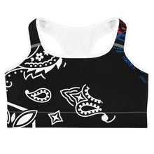 将图片加载到图库查看器,MMENT Bandana Black Sports bra