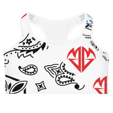 将图片加载到图库查看器,MMENT Bandana Flake Sports Bra