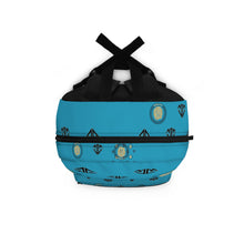 将图片加载到图库查看器,MMENT Baby Blue Crest Backpack