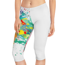 Tải hình ảnh vào trình xem Thư viện, Women&#39;s Capri Leggings (AOP)
