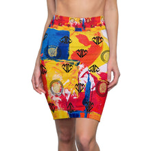 Tải hình ảnh vào trình xem Thư viện, Women&#39;s Pencil Skirt (AOP)
