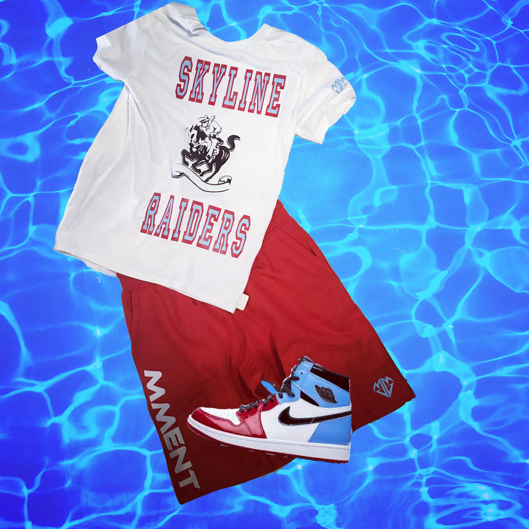 MMENT Skyline t shirt and short set