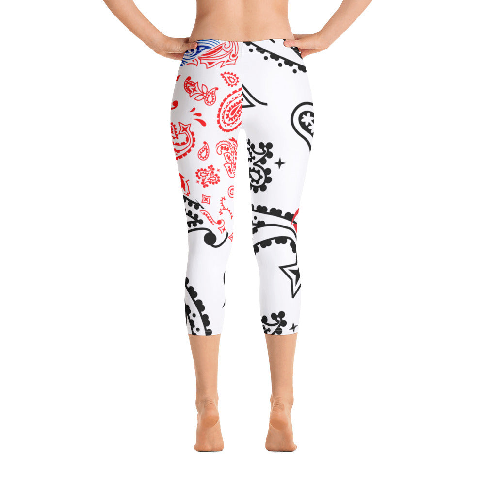 MMENT Bandana Flake Capri Leggings