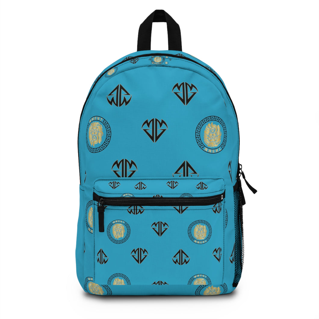 MMENT Baby Blue Crest Backpack