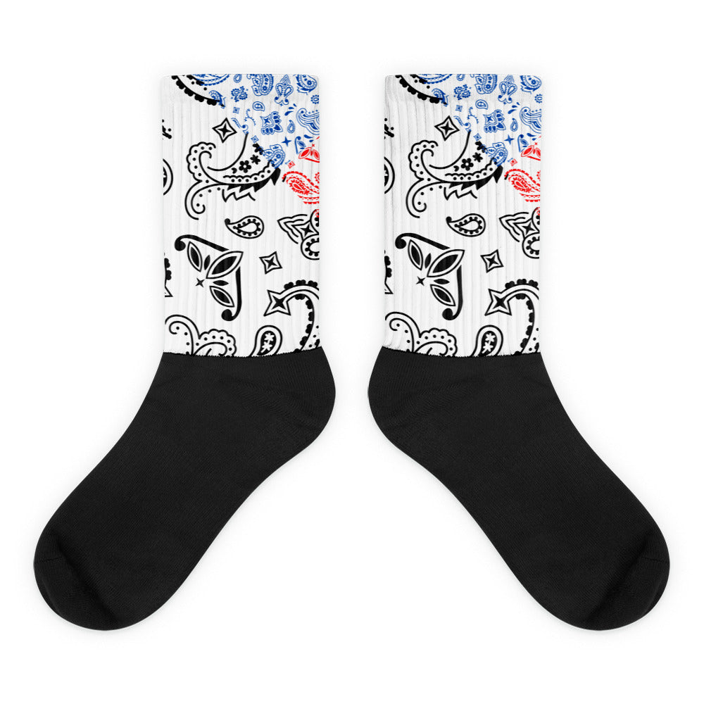 BANDANA WHITE Socks By MUNK