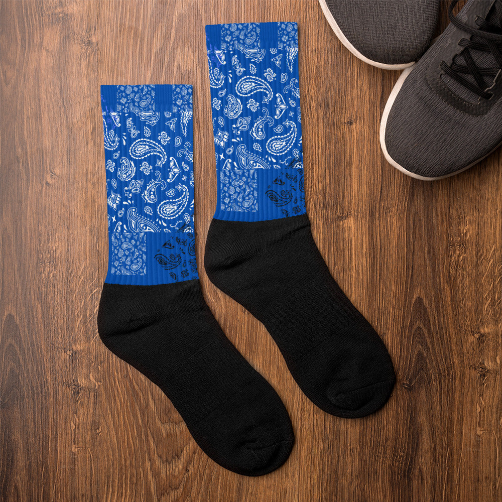 MMENT BANDANA BLUE Socks