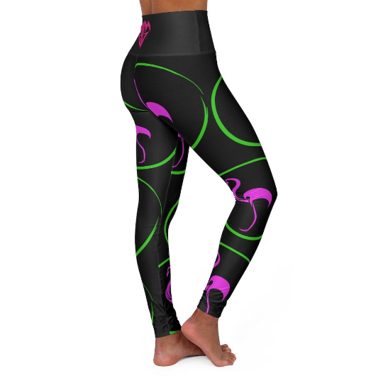 MMENT Black Flamingo leggins
